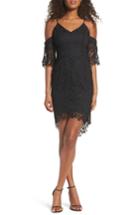 Women's Adelyn Rae Krista Cold Shoulder Lace Sheath Dress