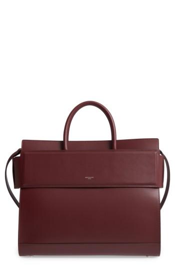 Givenchy Horizon Calfskin Leather Tote - Black