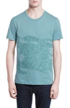 Men's Burberry Rio Rope Embroidered Knight Trim Fit T-shirt