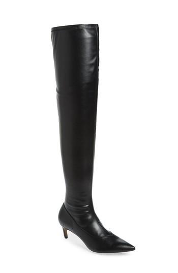 Women's Topshop Crawler Over The Knee Boot .5us / 36eu - Black