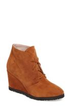 Women's Taryn Rose Marta Wedge Bootie .5 M - Beige