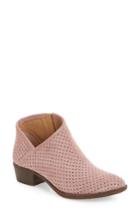 Women's Lucky Brand Breeza Perforated Bootie M - Pink