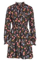 Women's Kate Spade New York Meadow Floral Dress, Size - Black