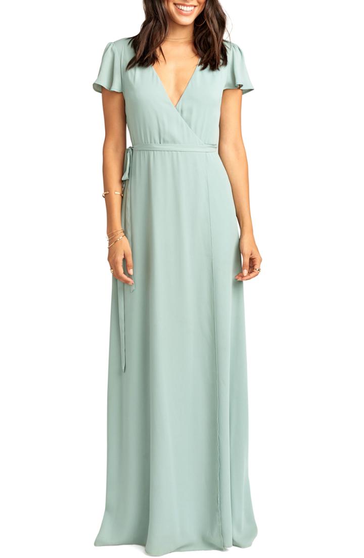 Women's Show Me Your Mumu Noelle Wrap Dress, Size - Green