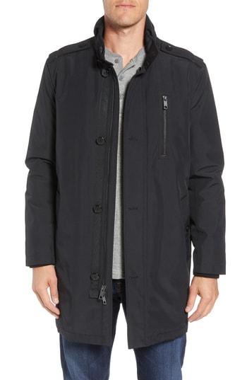 Men's Marc New York Cullen Oxford Car Coat - Black