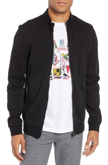 Men's Boss Soule Slim Fit Zip Jacket - Black