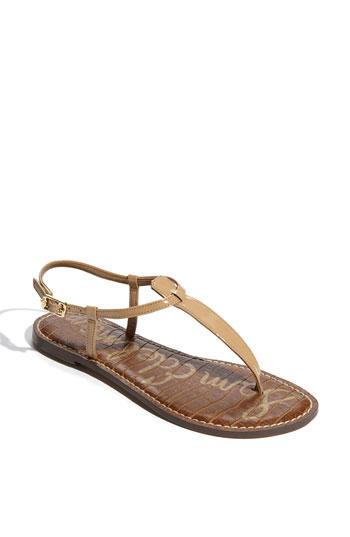 Women's Sam Edelman 'gigi' Sandal .5 M - Beige