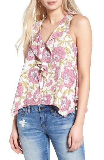 Women's Leith Ruffle Tank - Beige