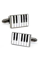 Men's Cufflinks, Inc. Enamel Piano Cuff Lnks