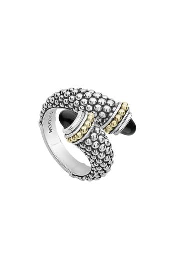 Women's Lagos Signature Caviar Crossover Ring (nordstrom Exclusive)