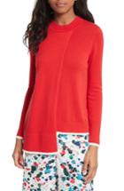Women's Ted Baker London Ginati Tipped Crossover Sweater - Orange