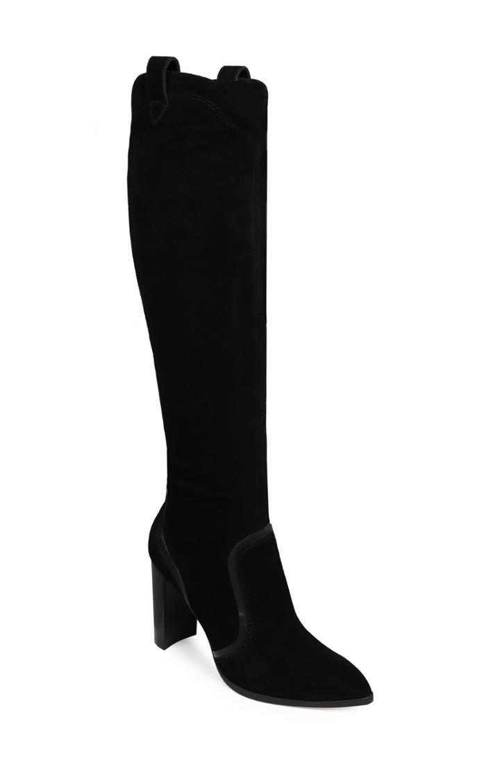 Women's Splendid Caren Knee High Boot .5 M - Black
