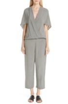 Women's Zero + Maria Cornejo Hex Gingham Jumpsuit - Black