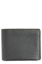 Men's Jack Mason Leather Wallet - Black
