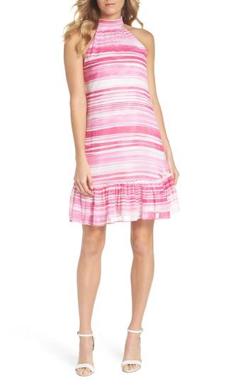 Women's Trina Trina Turk Zuri Halter Shift Dress - Pink