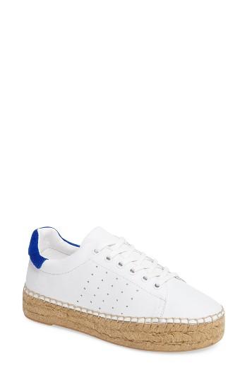 Women's Marc Fisher Ltd Mandi Espadrille Sneaker M - White