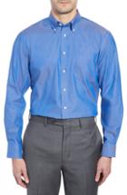 Men's Nordstrom Men's Shop Traditional Fit Non-iron Dress Shirt .5 - 34 - Blue