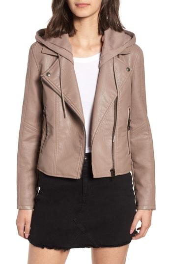 Women's Blanknyc Meant To Be Moto Jacket - Grey