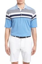 Men's Bobby Jones Horizon Stripe Polo - Blue