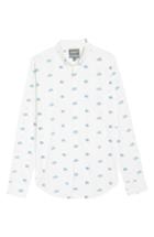 Men's Bonobos Slim Fit Washed Elephant Sport Shirt L - White