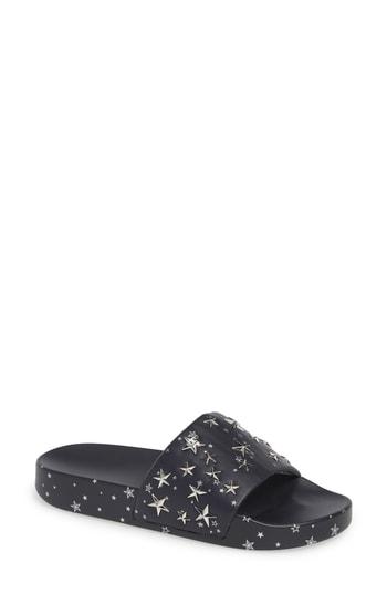 Women's Tory Burch Studded Star Slide M - Blue