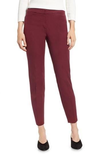 Women's Halogen Ankle Pants - Burgundy