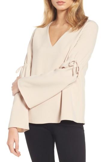 Women's Cooper & Ella Ingrid Bell Sleeve Top - Beige