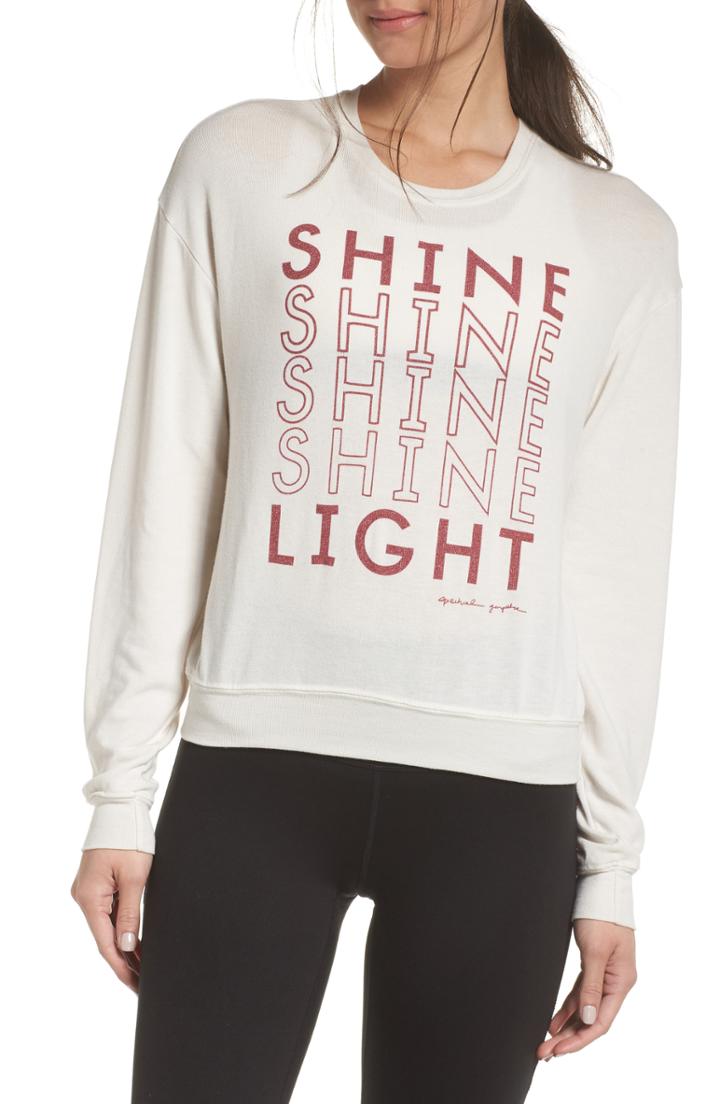 Women's Spiritual Gangster Shine Savasana Tee - Grey