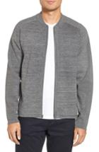 Men's Zella Tech Sweater Baseball Jacket - Grey