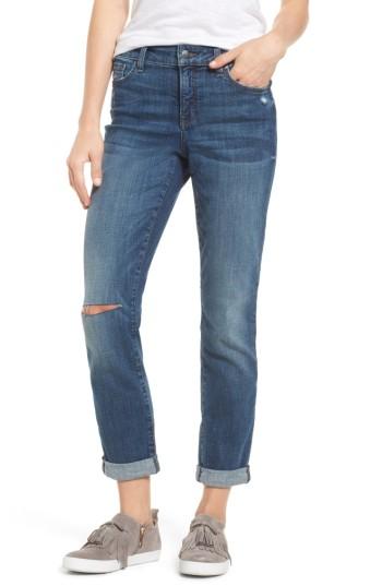 Women's Nydj Stretch Boyfriend Jeans - Blue
