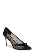 Women's Kate Spade New York Lasalle Pointy Toe Pump .5 M - Black