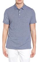 Men's Vineyard Vines Edgartown Solid Stretch Polo, Size - Blue