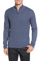 Men's Zachary Prell Higgins Quarter Zip Sweater - Blue