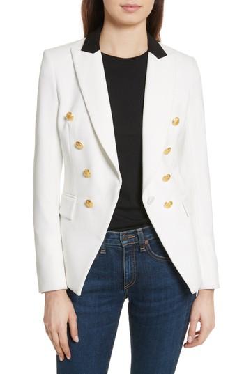 Women's Veronica Beard Jack Riding Jacket - White