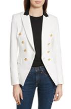 Women's Veronica Beard Jack Riding Jacket - White