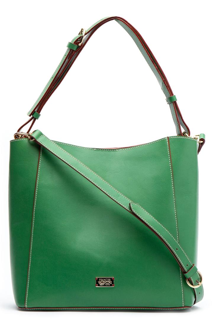 Frances Valentine Medium June Leather Hobo - Green