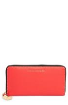 Women's Marc Jacobs The Grind Standard Continental Wallet - Red
