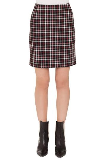 Women's Akris Punto Checked Miniskirt - Black
