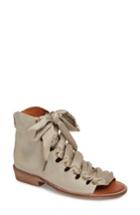 Women's Free People Palms Lace-up Bootie Sandal Us / 36eu - Brown