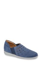 Women's Sesto Meucci Ditty Perforated Slip-on .5 M - Blue