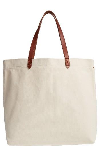 Madewell Canvas Transport Tote - Ivory