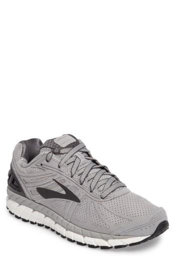 Men's Brooks Beast 16 Le Running Shoe .5 D - Grey