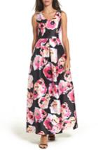 Women's Ellen Tracy Arcadia Floral Print Ballgown
