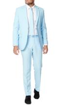 Men's Opposuits 'cool Blue' Trim Fit Two-piece Suit With Tie