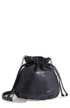 Chelsea28 Phoebe Mini Metallic Bucket Bag - Blue