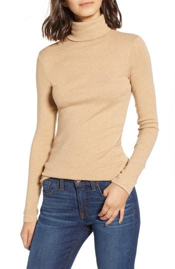 Women's J.crew Perfect Fit Turtleneck - Brown