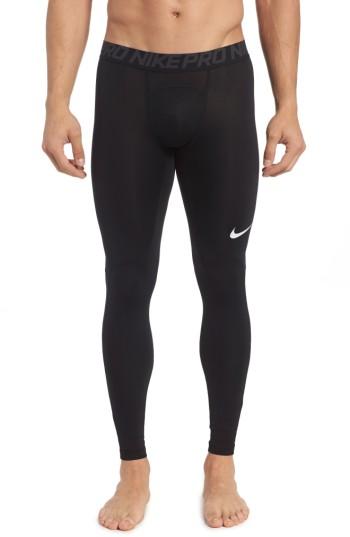 Men's Nike Pro Athletic Tights - Black