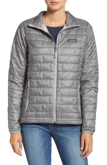 Women's Patagonia Nano Puff Water Resistant Jacket - Red