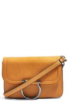 Topshop Remy Trophy Faux Leather Crossbody Bag -