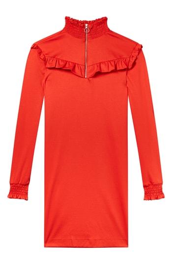 Women's Scotch & Soda Smocked Neck Jersey Dress - Red